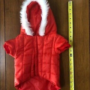 Pet Jacket with Faux Fur